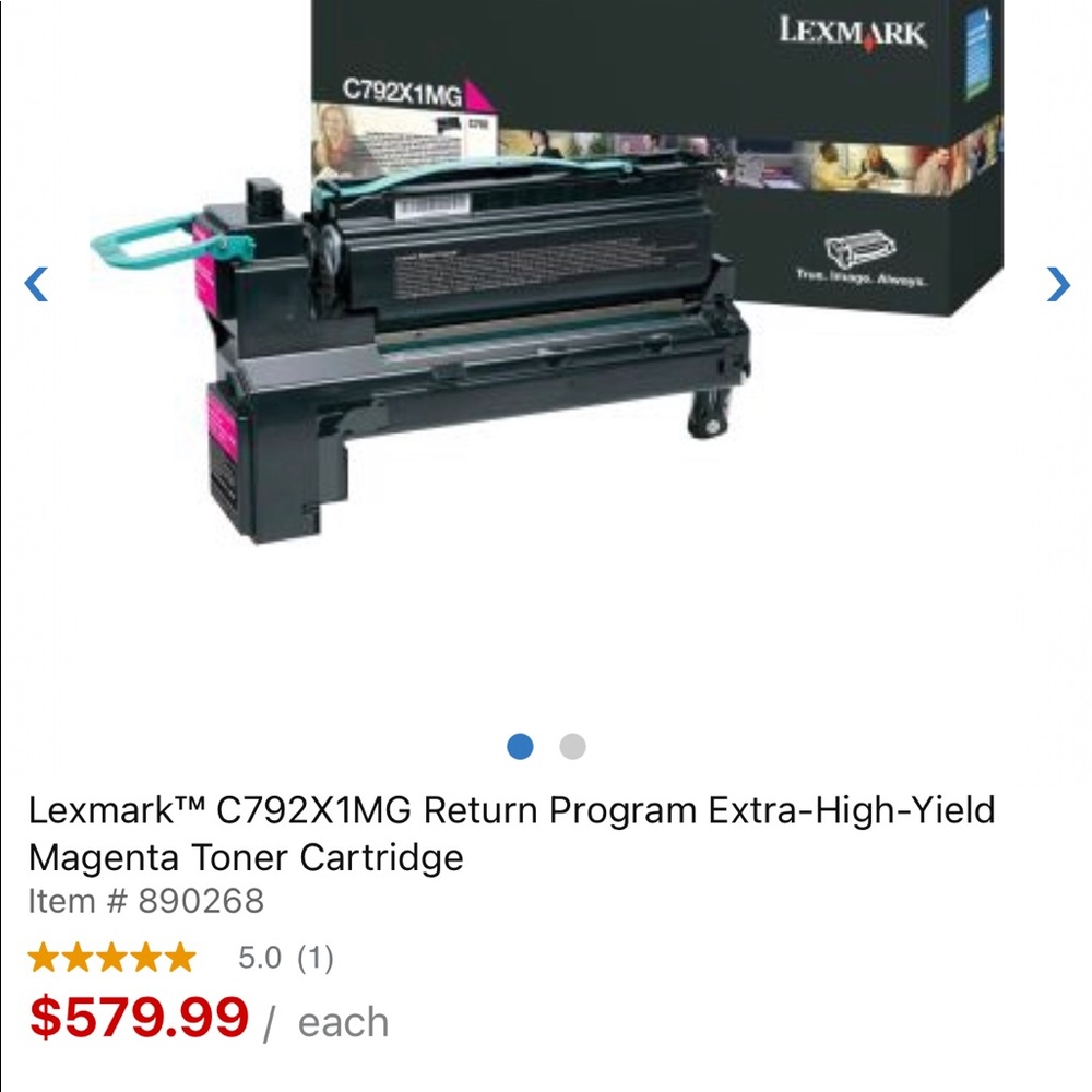 Lexmark™ C792X1MG Program Extra-High-Yield Magenta
